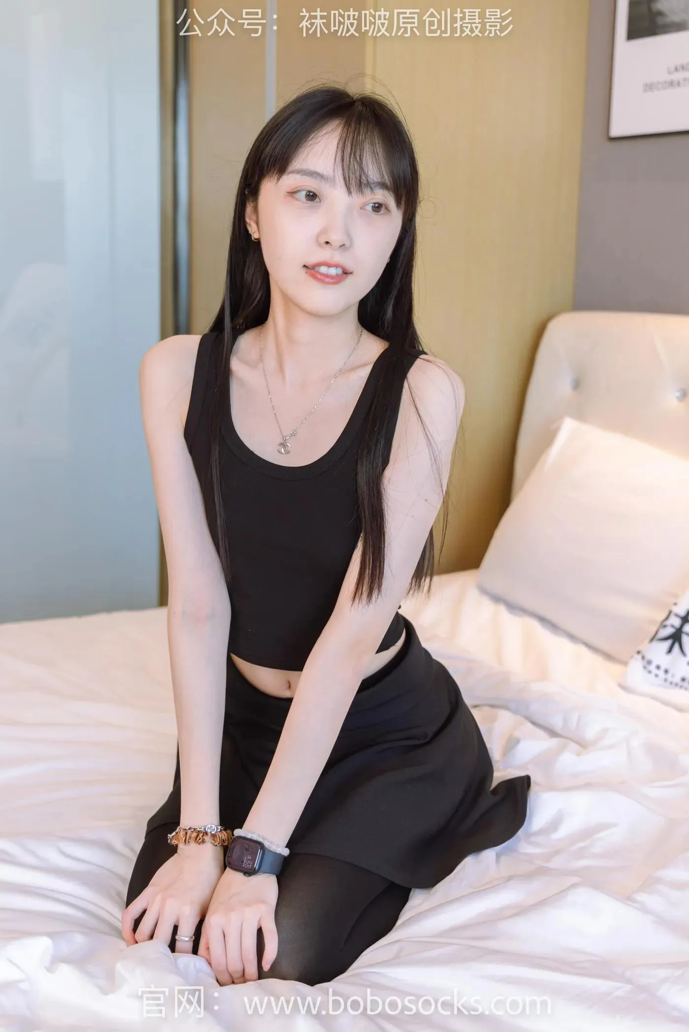 [BoBoSocks袜啵啵]NO.130 稚予-两双穿脏篮球鞋、厚黑丝 [145P]插图4